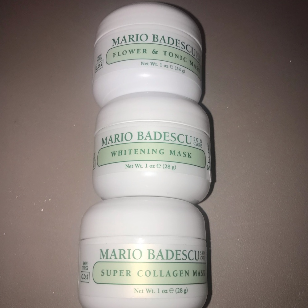 NEW Mario Badescu 3 Piece Facial Mask Set